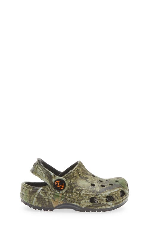 Crocs X Realtree Apx® Kids' Classic Clog In Green/multi