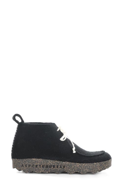 Shop Asportuguesas By Fly London Cody Wool Chukka Boot In 004 Black Tweed/felt