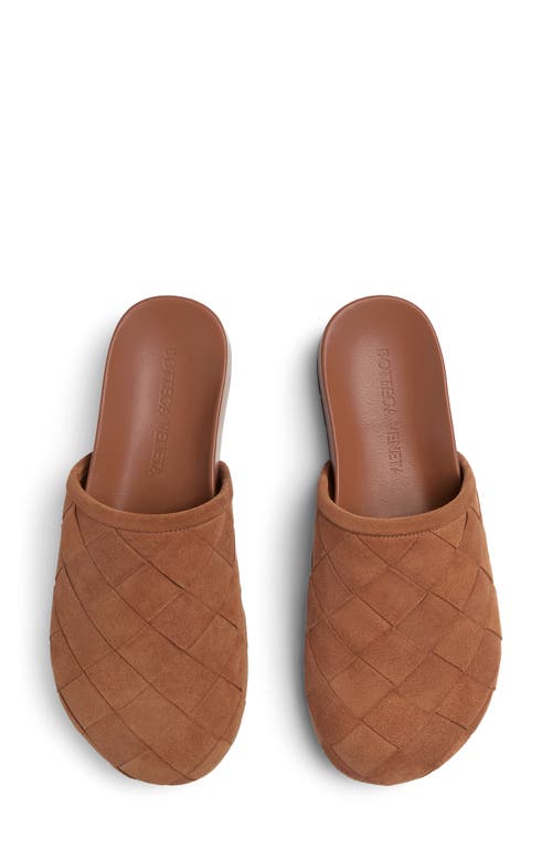 Shop Bottega Veneta Reggie Intrecciato Mule In Caramel