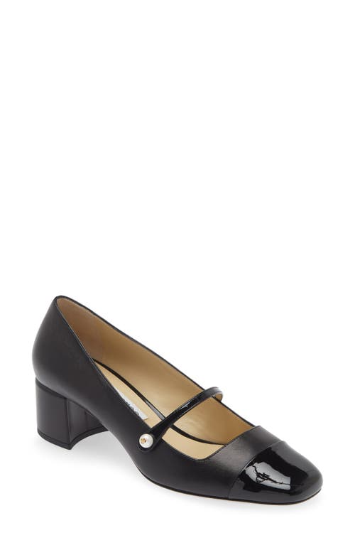 Shop Jimmy Choo Elisa Mary Jane Pump In Black/black