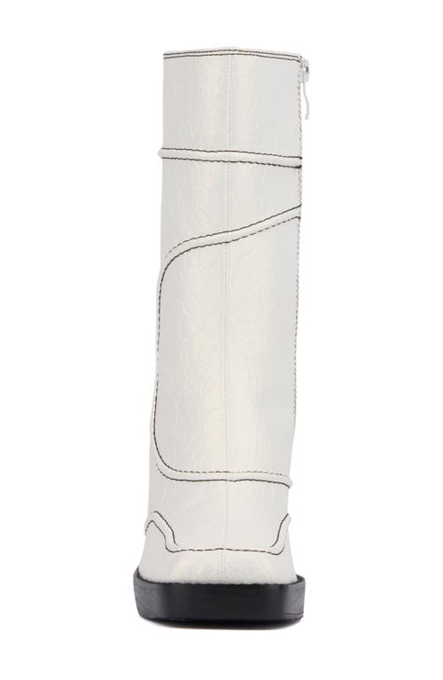 Olivia Miller Pisces Stitched Boot In White
