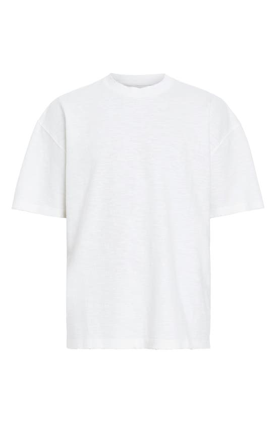 Shop Allsaints Oversize Slub T-shirt In Lilly White