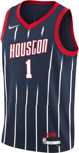 2021 City Edition Houston Rockets Blue #1 NBA Jersey,Houston Rockets
