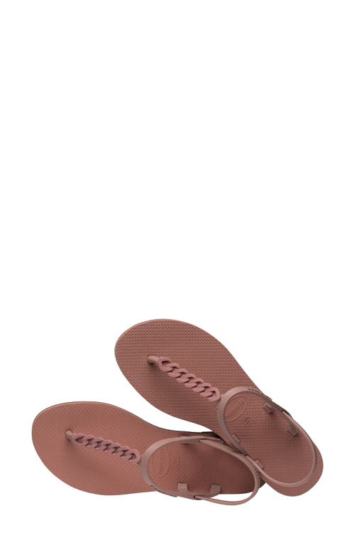 Shop Havaianas You Paraty Chain Sandal In Crocus Rose