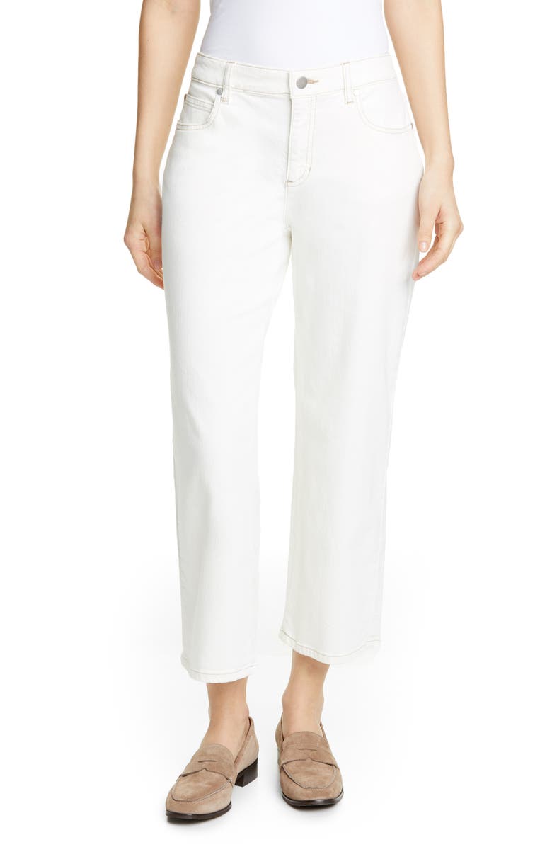 Eileen Fisher Stretch Organic Cotton Jeans (Undyed Natural) | Nordstrom