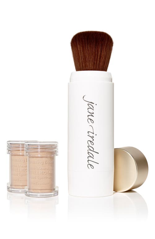 jane iredale Amazing Base Loose Mineral Powder SPF 20 Refillable Brush in Natural at Nordstrom