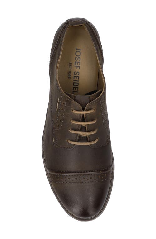 Shop Josef Seibel Sienna 12 Cap Toe Derby In Moro