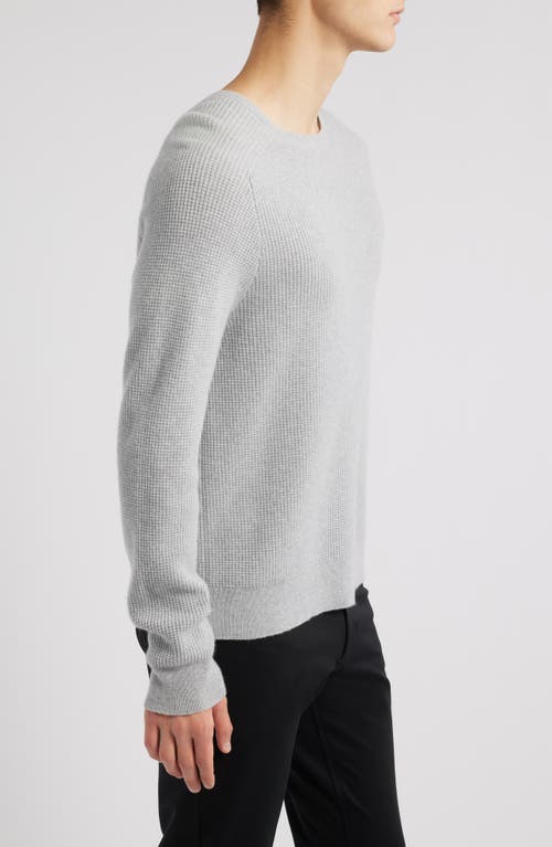 Theory Novo Merino Wool Blend Crewneck Sweater In Vapor Melange
