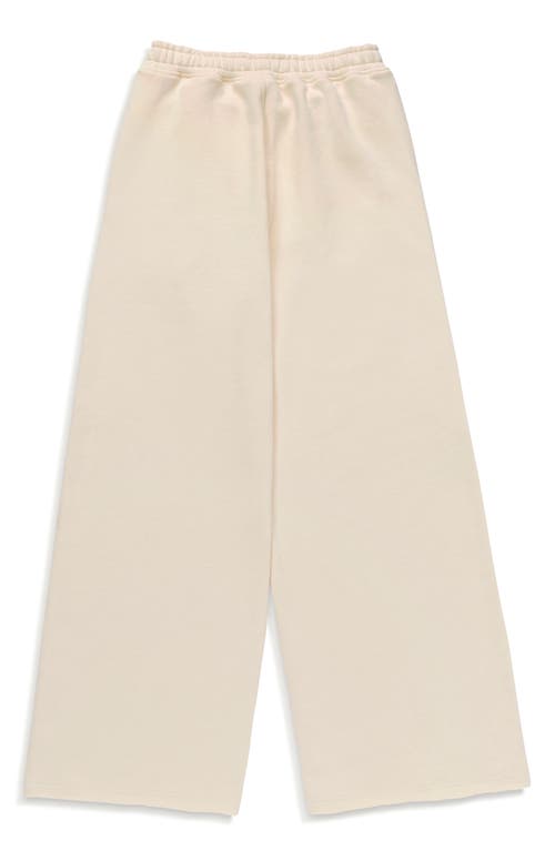 Shop Honor The Gift Wide Leg Sweatpants In Cream