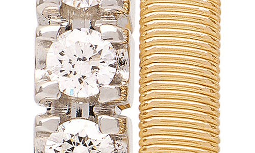 Marco Bicego 18k Yellow & White Gold Masai Diamond Double Hoop Earrings In 18k Yellow Gold