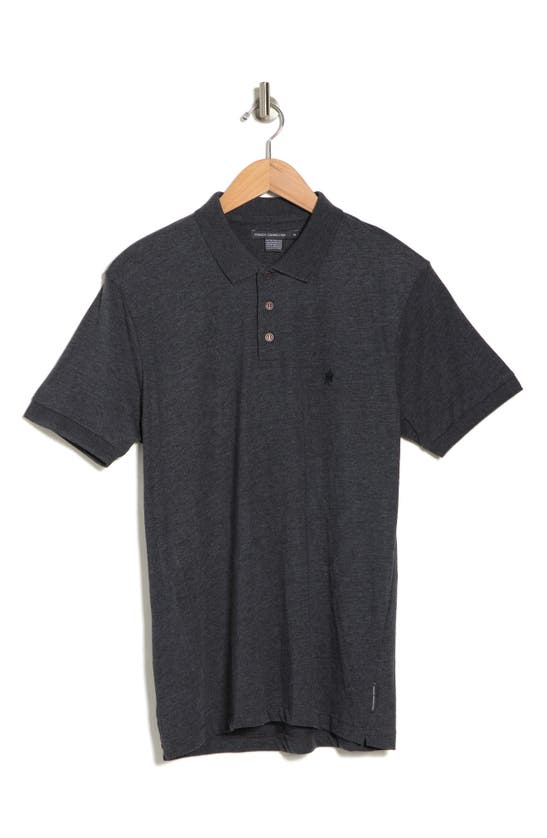 French Connection Cotton Polo In Gray