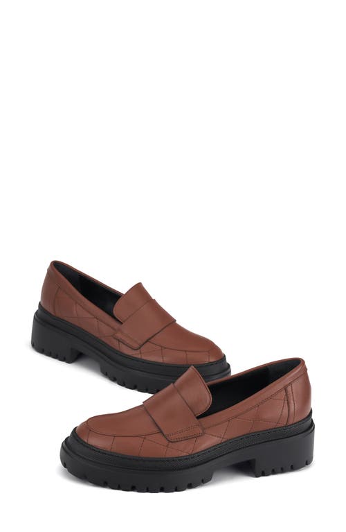 Shop Agl Attilio Giusti Leombruni Agl Mary Soft Platform Loafer In Cacao