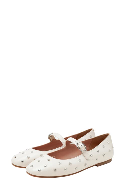 Shop Linea Paolo Millie Mary Jane Flat In Ivory