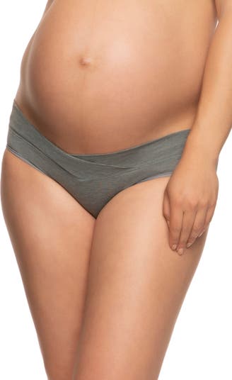  Maternity Underwear Under The Bump Pregnancy Postpartum  Panties Womens Cotton Briefs 6-pk Florale S