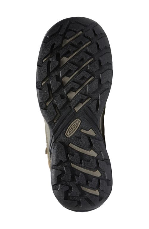 Keen Circadia Mid Waterproof Hiking Shoe In Coconut/atlantic