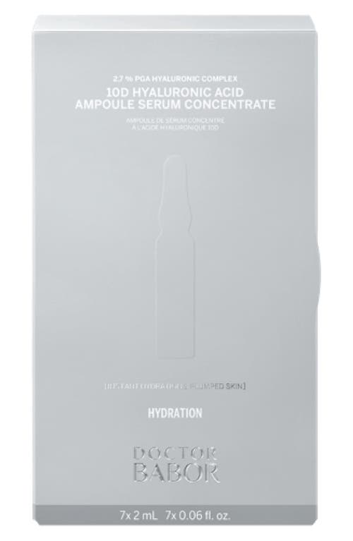 Babor 10d Hyaluronic Acid Ampoule Serum Concentrate In No Color