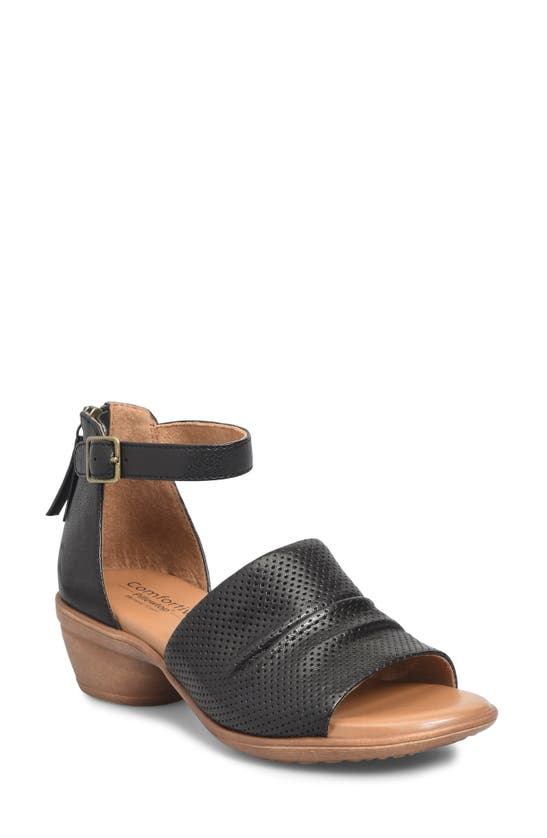 Shop Comfortiva Newnan Ankle Strap Sandal In Black