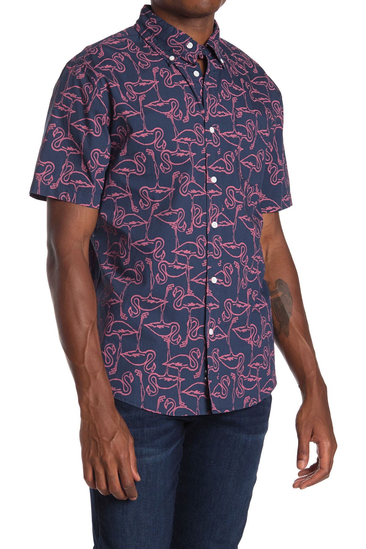 flamingo short sleeve shirt