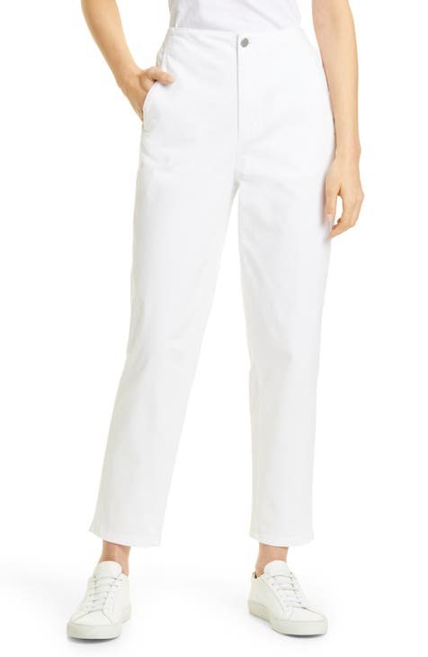Women's White Straight-Leg Pants | Nordstrom