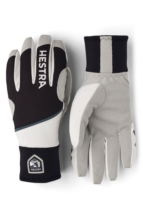 Shop Hestra Comfort Tracker G-loft® Gloves In Black/off White