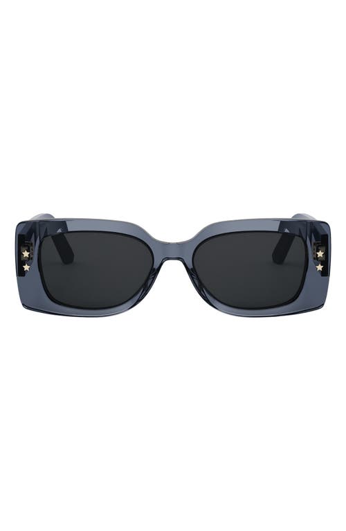 Shop Dior 'pacific S1u 53mm Geometric Sunglasses In Blue/other/blue