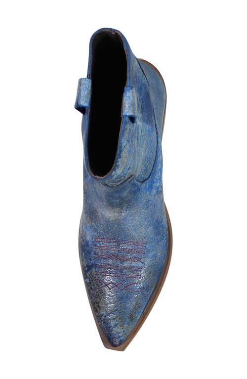 Diba True Rave Lion Western Boot In Electric Blue