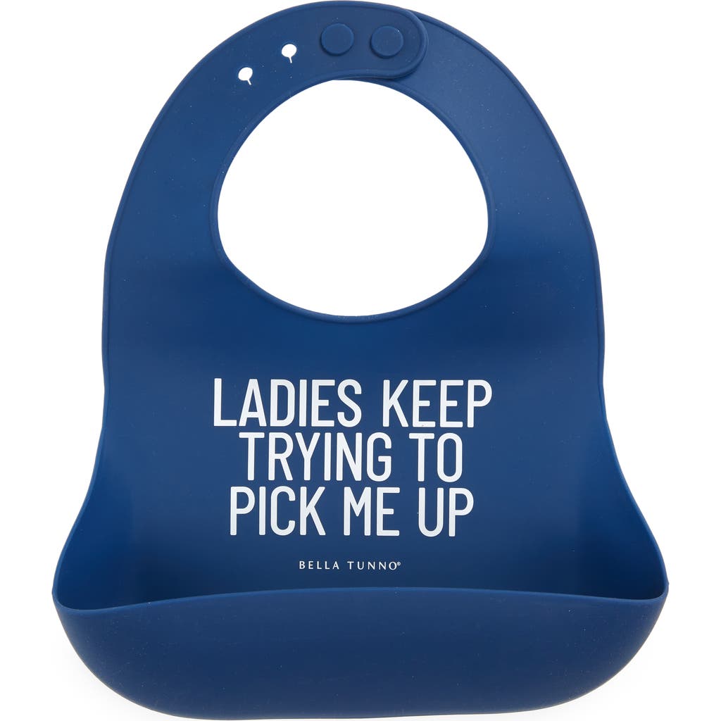 Bella Tunno Ladies Pick Me Up Silicone Wonder Bib In Blue
