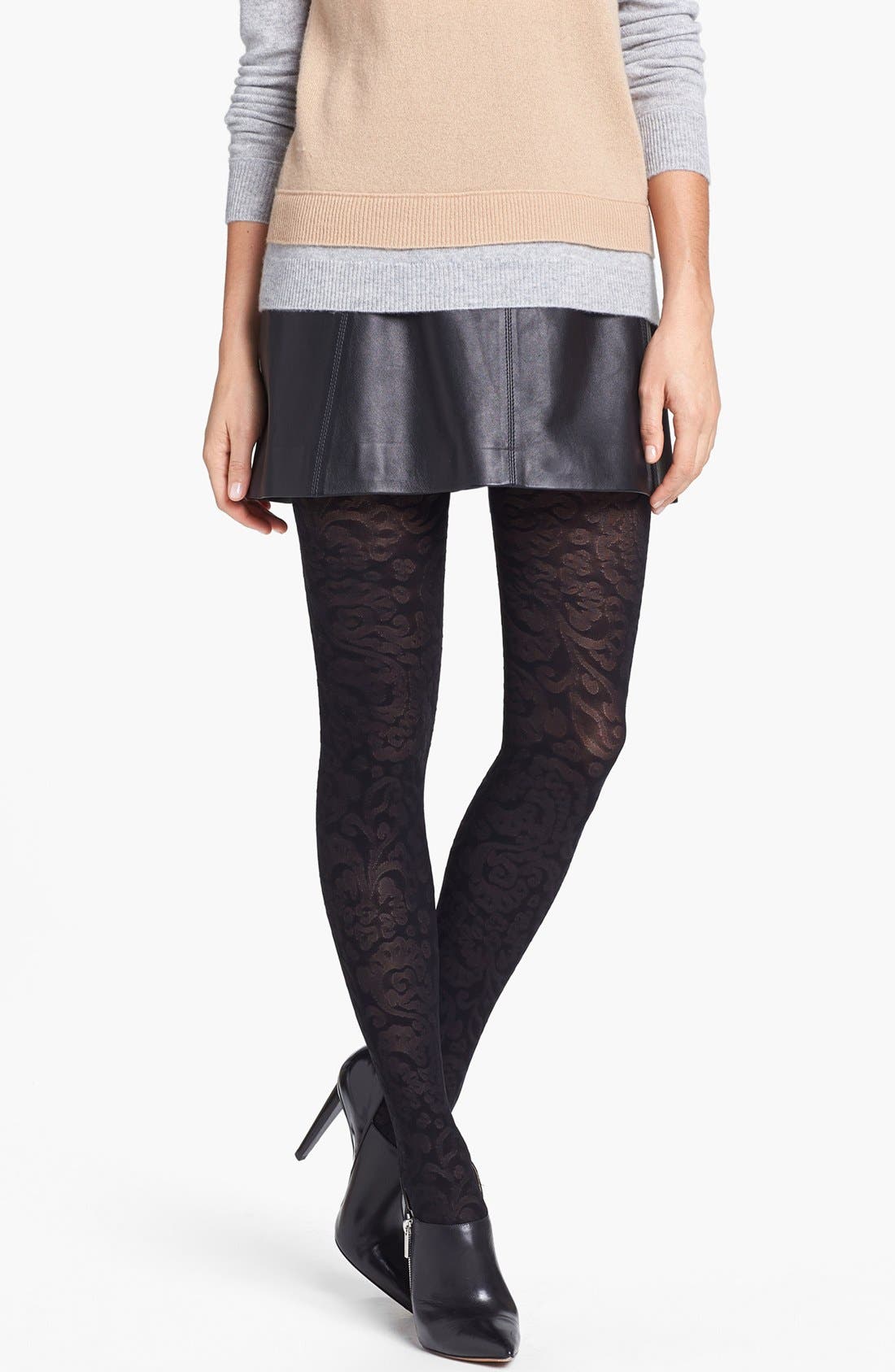 Hue Paisley Pattern Tights Nordstrom