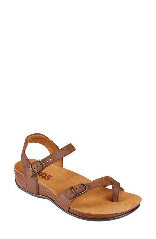 Pampa Wedge Sandal in Chocolate