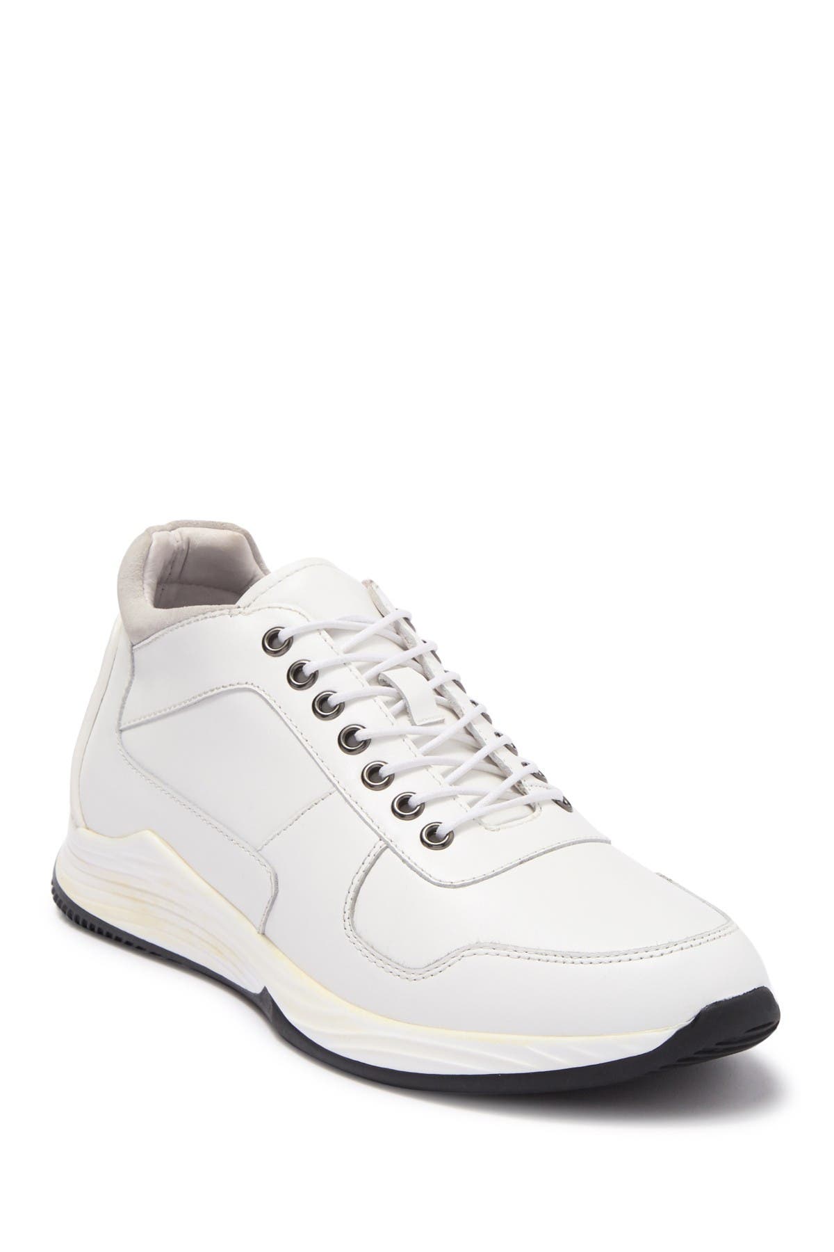 tommy leather sneakers