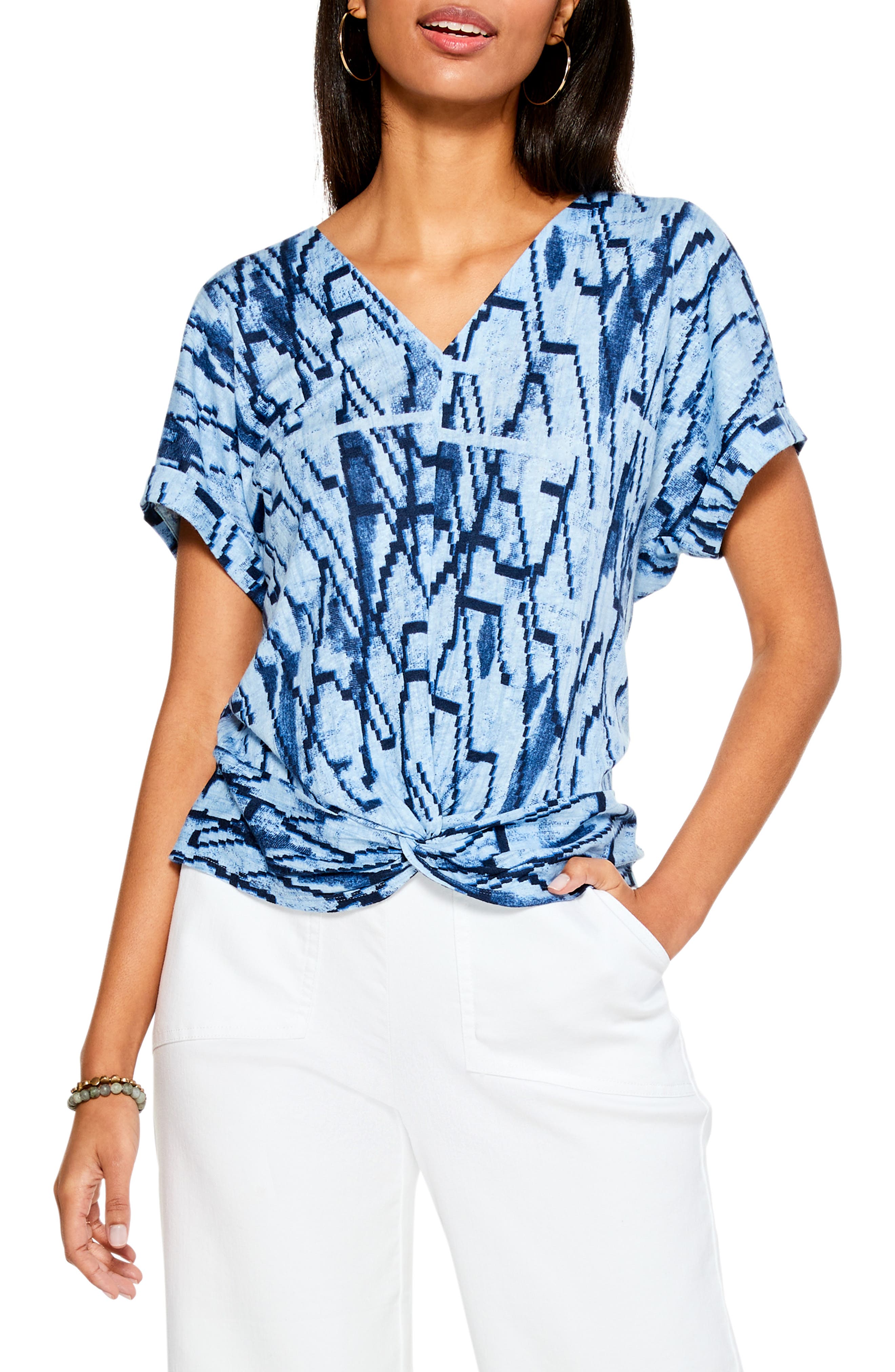 Women's Linen Blend Tops | Nordstrom