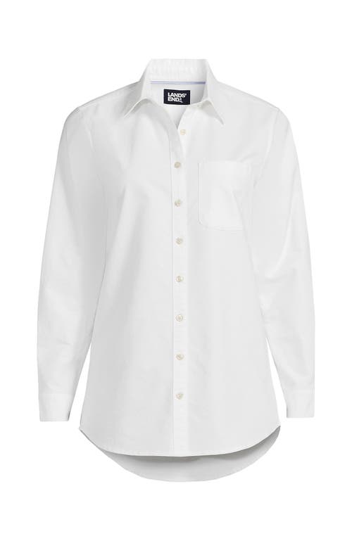 Lands' End Oxford Shirt In White