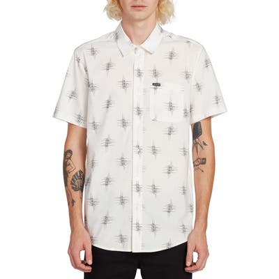 Volcom Marker Fade Slim Fit Shirt, White