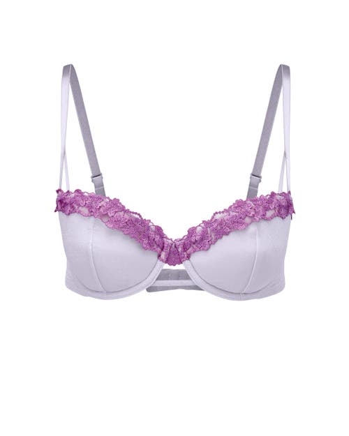 Shop Adore Me Eva Push Up Balconette Bra In Medium Purple