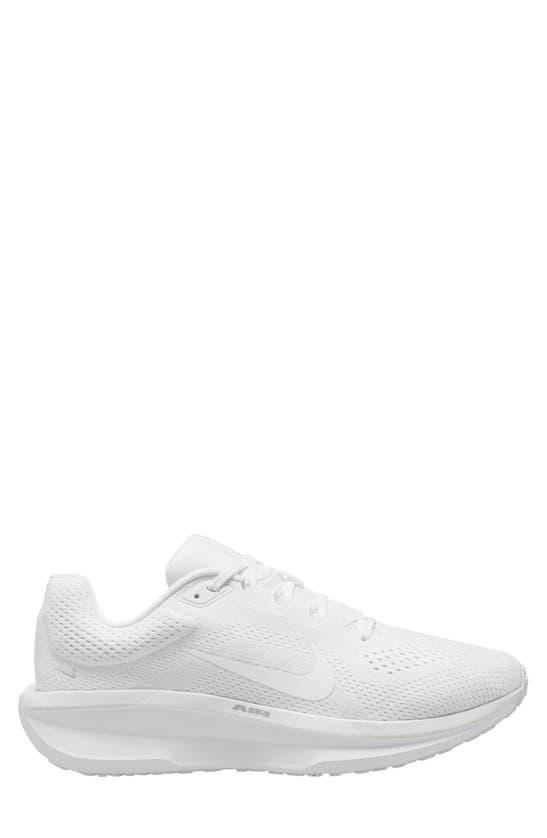 Nike Air Winflo 11 Running Shoe In White/ White/ Photon Dust