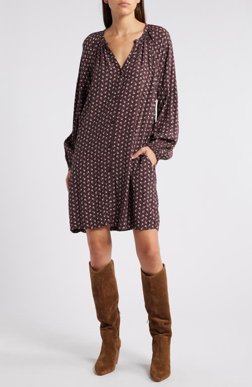 TREASURE & BOND TREASURE & BOND FLOWY BUTTON FRONT MINIDRESS