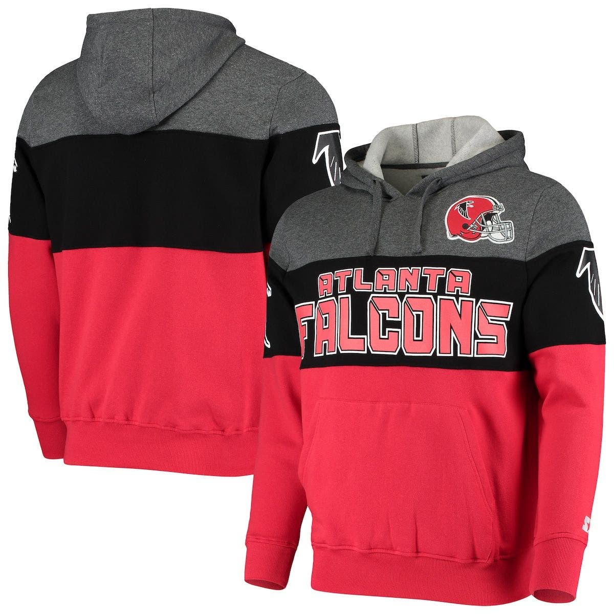 atlanta falcons starter pullover jacket