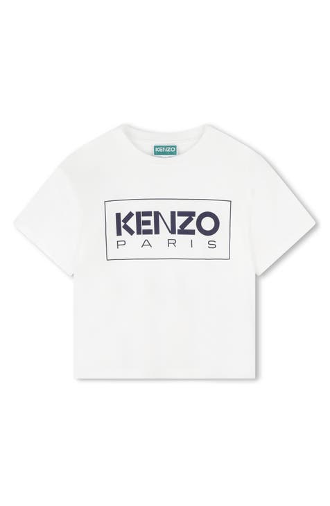 Kenzo Kids Off White Embroidered Tiger Motif Sweatshirt, Brand Size 6Y 