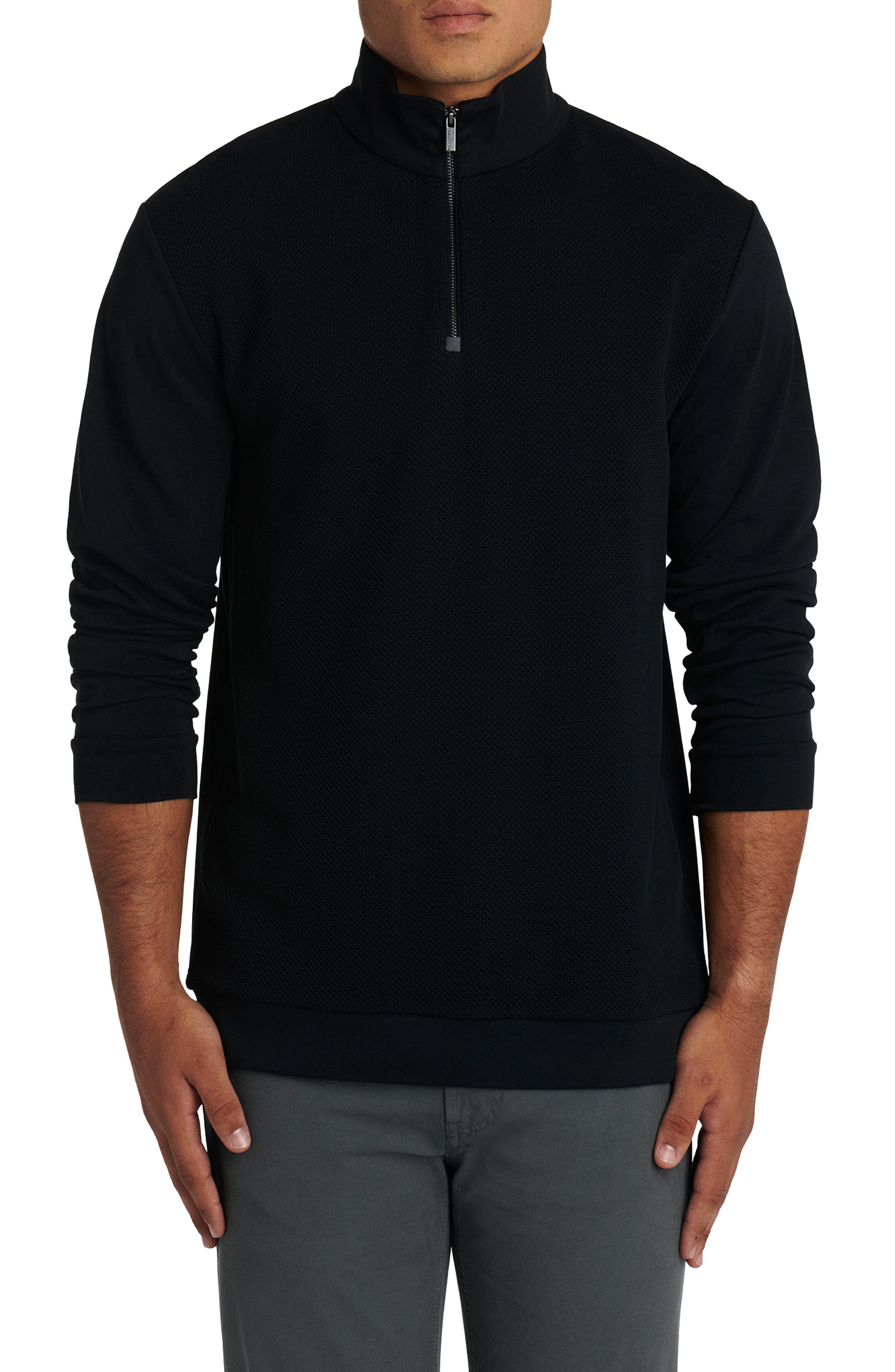 bugatchi quarter zip