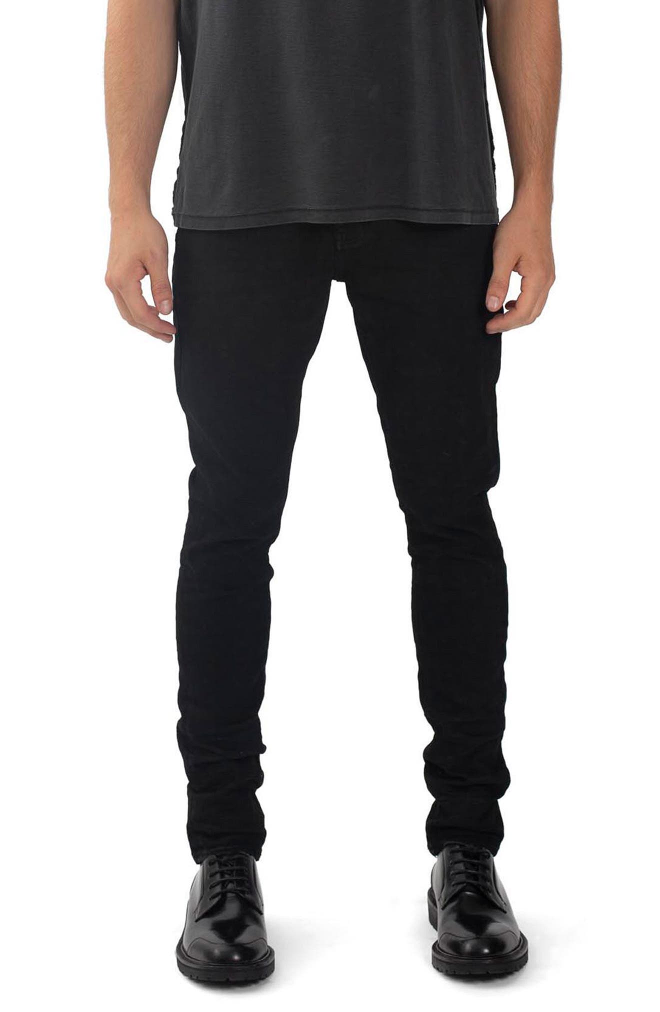 black skinny dress pants mens