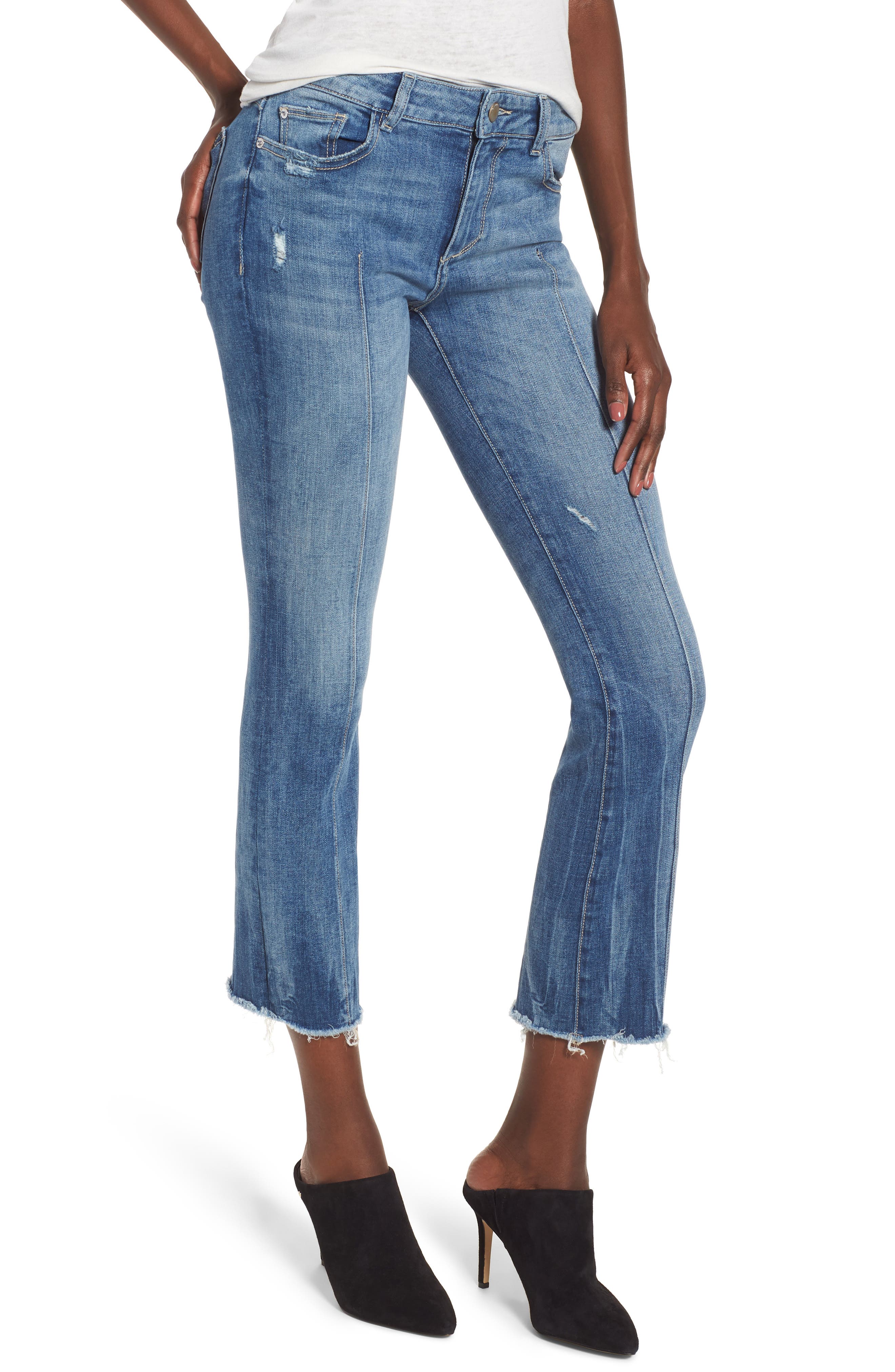 dl1961 lara instasculpt cropped flare jeans