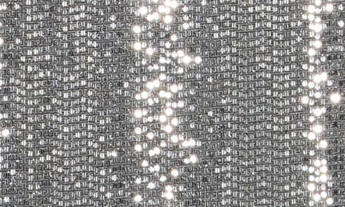 Bebe Disco Sequin Midi Dress In Pewter