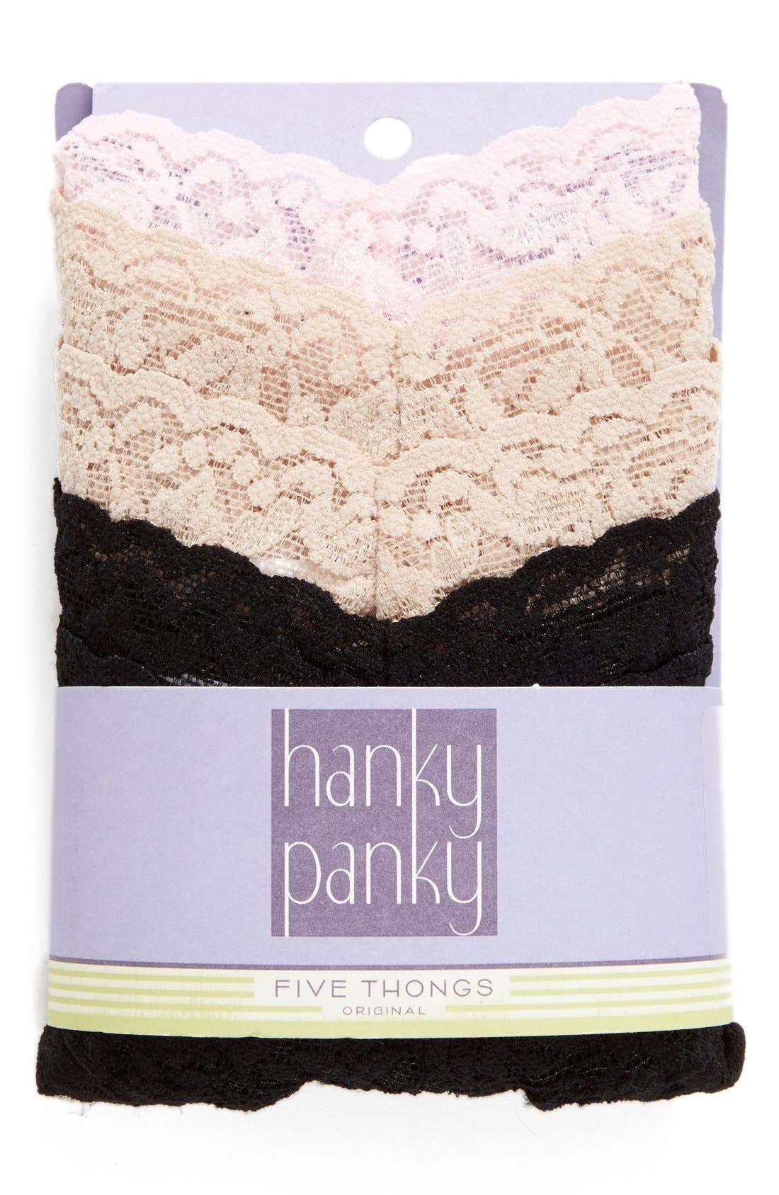 Hanky Panky Original Rise Thong (5-Pack) | Nordstrom