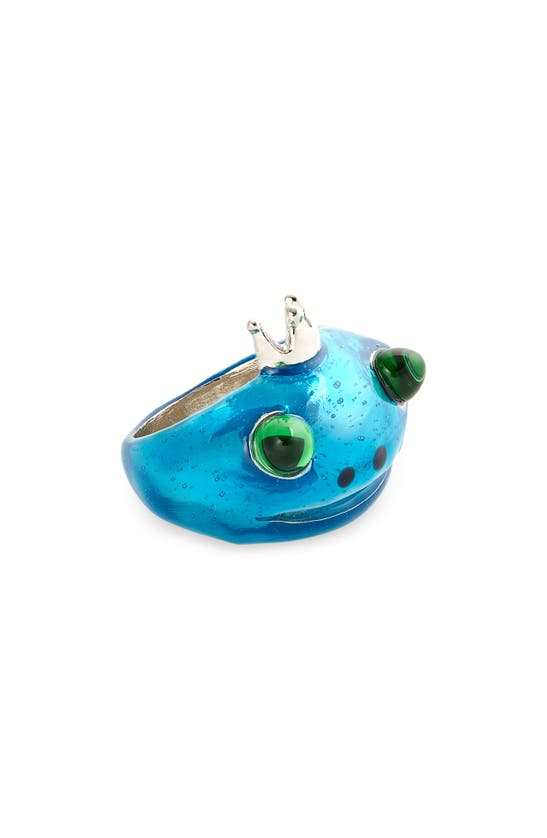 COLLINA STRADA FROG PRINCE RECYCLED PEWTER RING