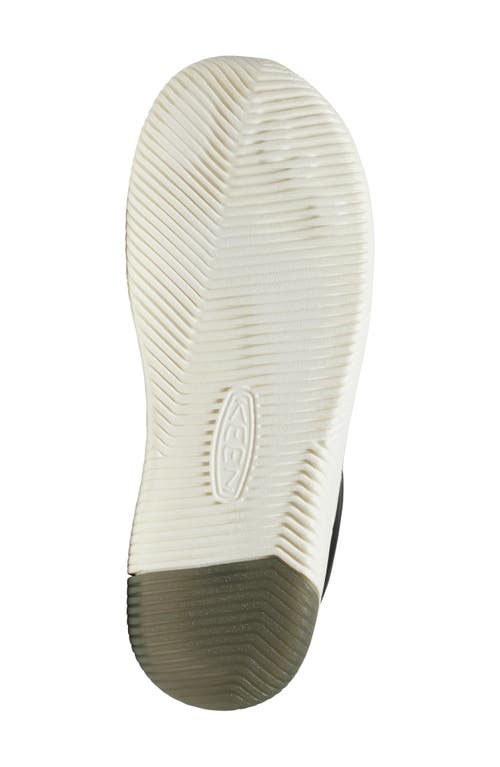 Keen Knx Leather Sneaker In Black/star White