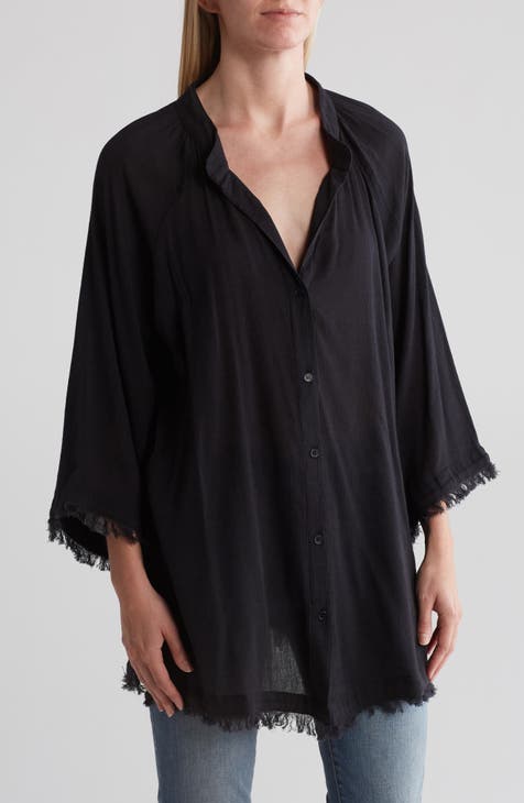 Lounge Cotton Cover-Up Top