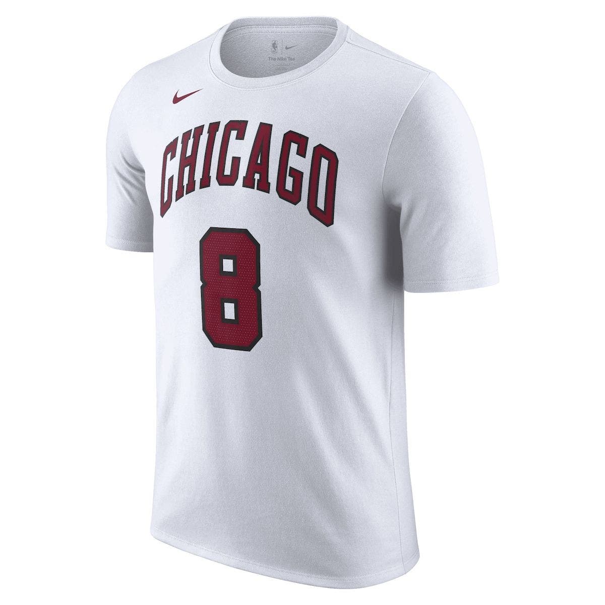 white chicago bulls t shirt