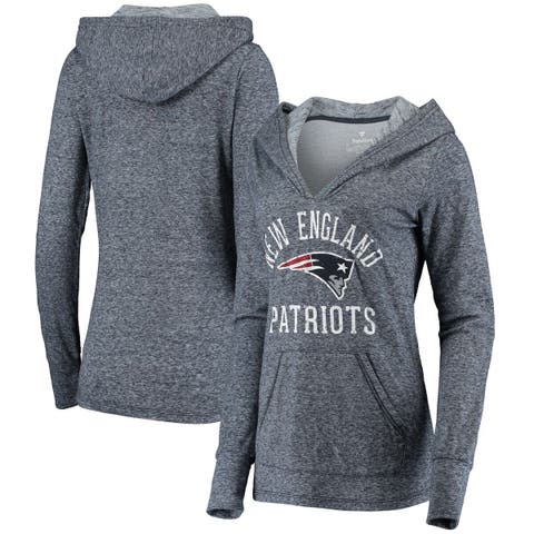 Men's New England Patriots New Era Navy Ink Dye Pullover Hoodie