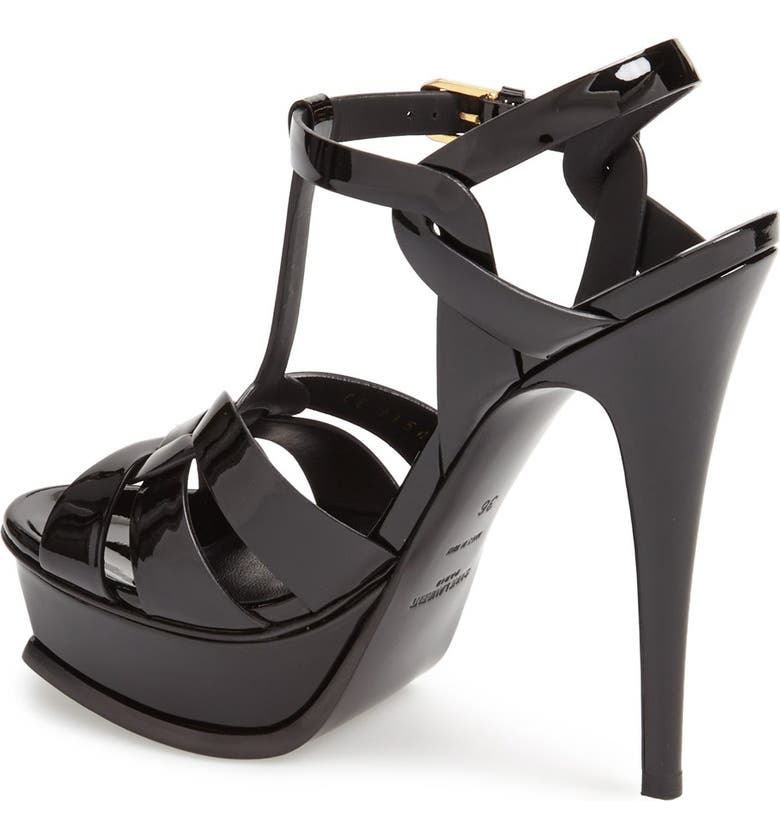 Saint Laurent Tribute T-Strap Platform Sandal | Nordstrom