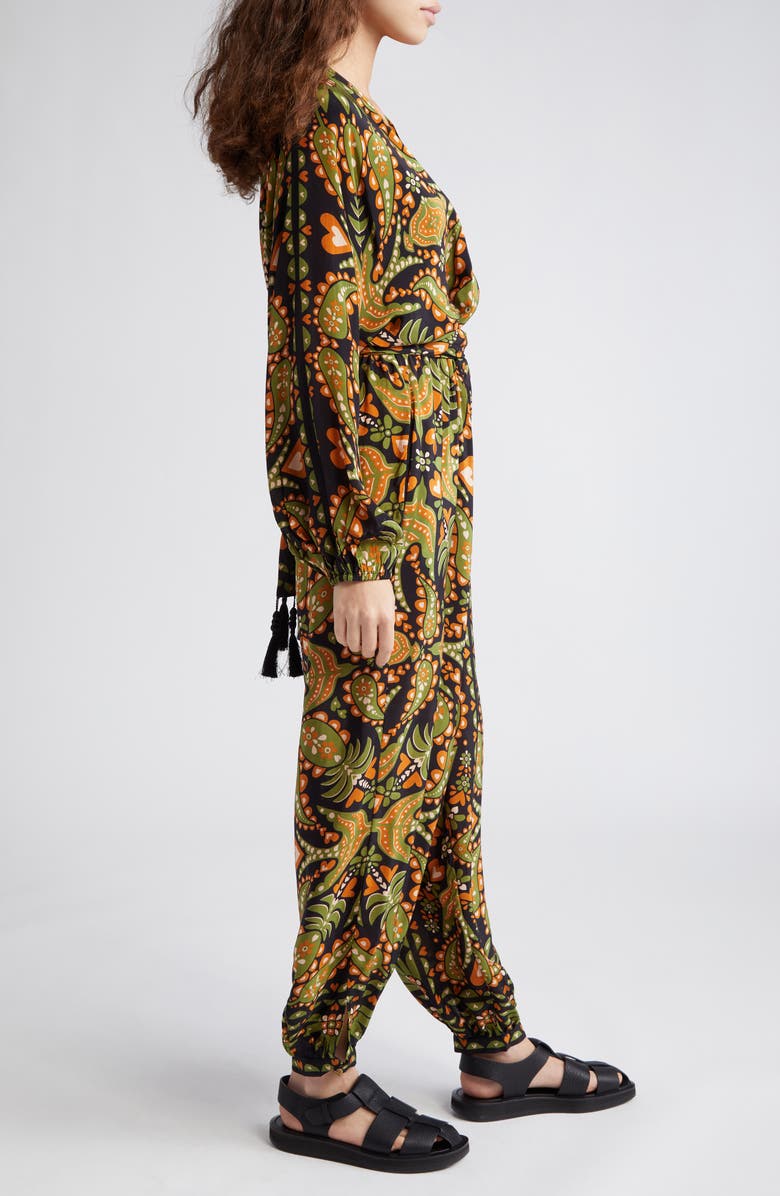 FARM Rio Martina Long Sleeve Jumpsuit | Nordstrom